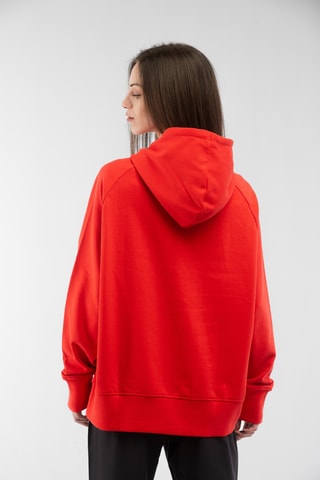 Sweat com capuz - Vermelho