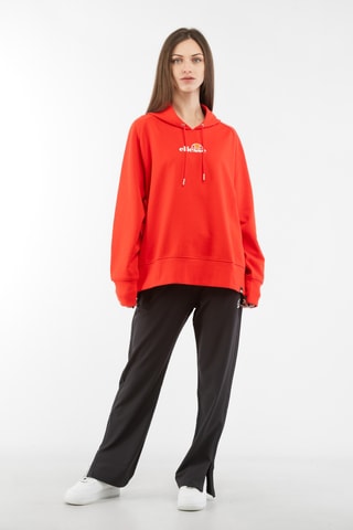 Sweat com capuz - Vermelho