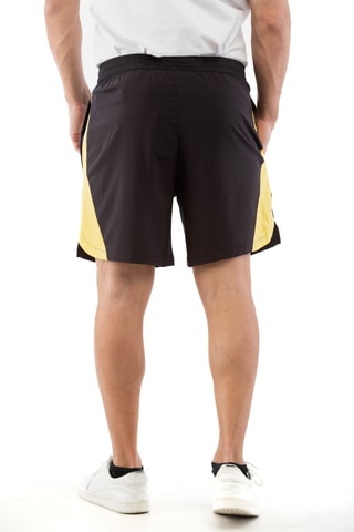 Calções Match - Preto e amarelo