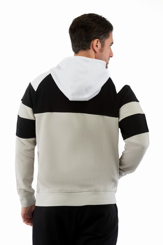 Casaco com capuz Rimini - Cinzento e preto