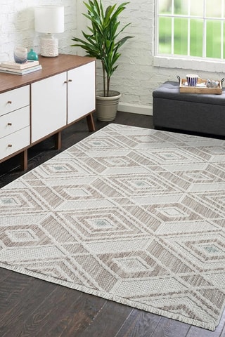 Tapis Lindo 8875 - Beige et vert