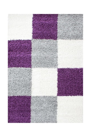 Tapis Life 1501 - Gris et violet