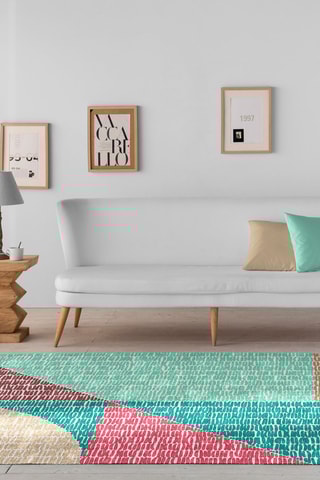 Tapis Fynn - Turquoise