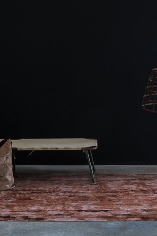 Tapis Terros - Blanc et rouge