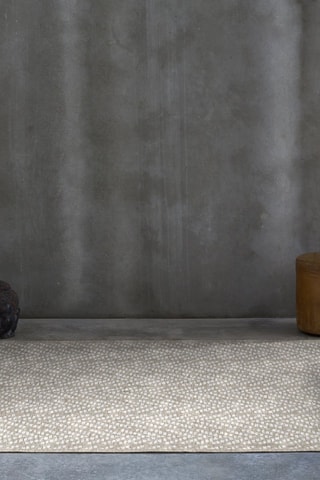 Tapis Kalahari-417 - Beige et blanc