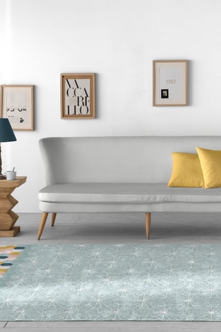 Tapis Monrovia-417 - Bleu