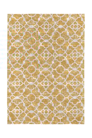 Tapis Nicosia-417 - Orange et blanc