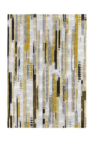 Tapis Dogas - Blanc et jaune