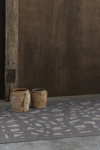 Tapis Driane - Gris et blanc