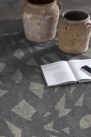 Tapis Driane - Gris et blanc