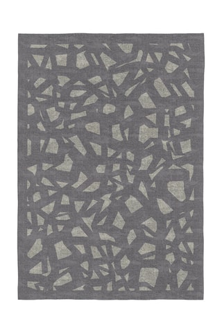Tapis Driane - Gris et blanc