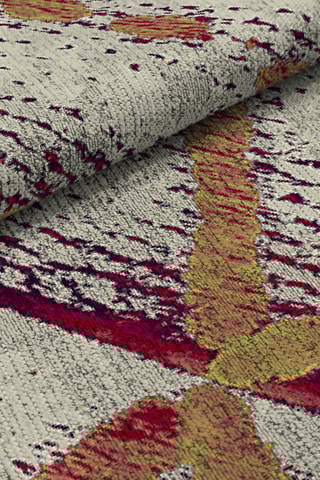 Tapis Flama  - Blanc et rose