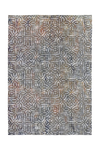 Tapis LLecas - Blanc et marron