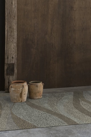 Tapis Ograbe - Gris et marron