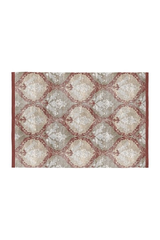 Tapis Kelpie-417 - Gris et rouge