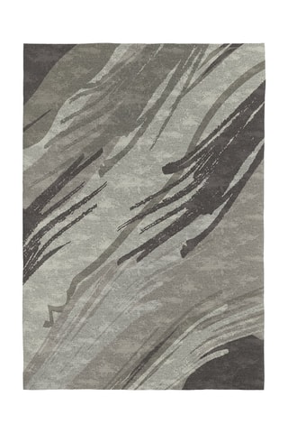 Tapis Dowa - Gris et noir