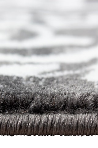 Tapis Miami - Anthracite et blanc