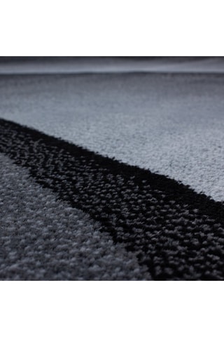 Tapis Plus - Noir et gris