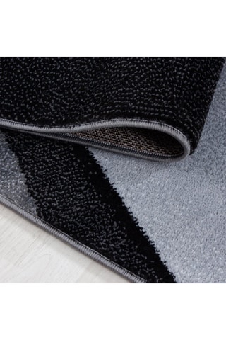 Tapis Plus - Noir et gris
