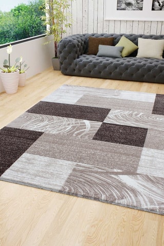 Tapis Parma - Marron et beige