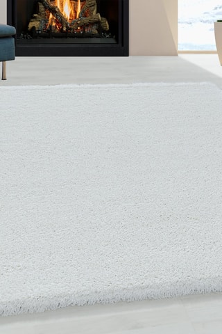 Tapis Fluffy - Blanc