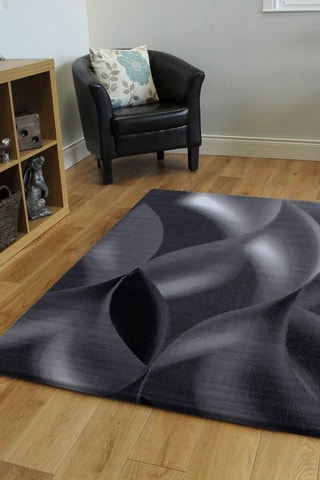 Tapis Plus - Noir et gris