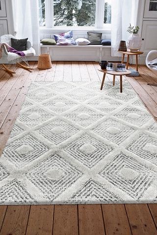 Tapis Pisa - Crème et gris