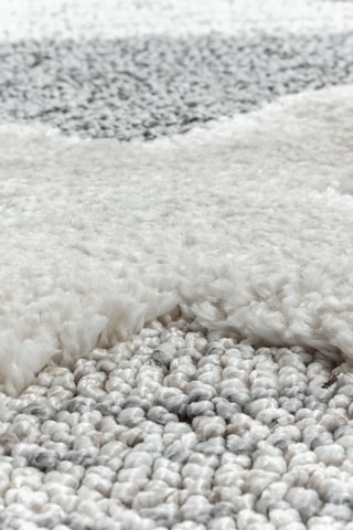 Tapis Pisa - Gris foncé et crème