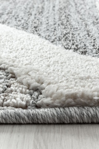 Tapis Pisa - Gris foncé et crème