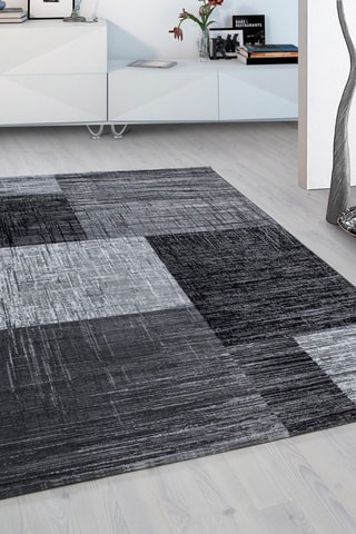Tapis Plus - Noir et anthracite