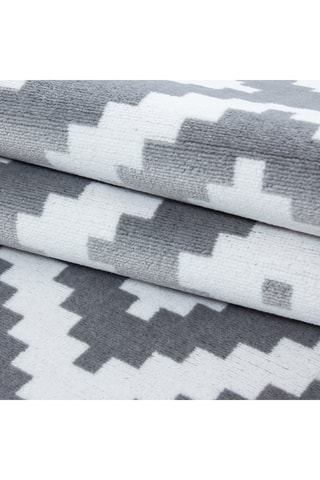 Tapis Plus - Gris et blanc