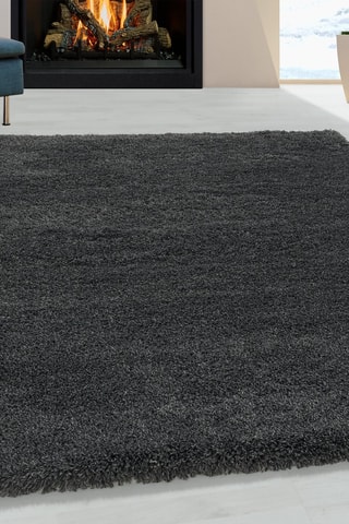 Tapis Fluffy  - Gris foncé