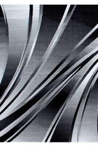 Tapis Parma - Noir et gris