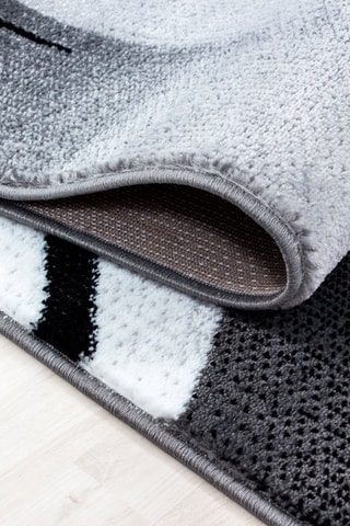 Tapis Parma - Noir et gris