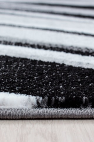 Tapis Parma - Noir et gris