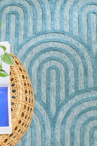 Tapis Santorini Turquoise