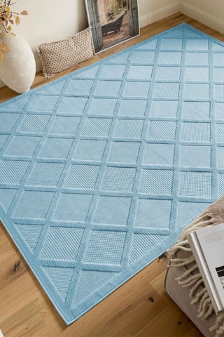 Tapis Santorini - Turquoise