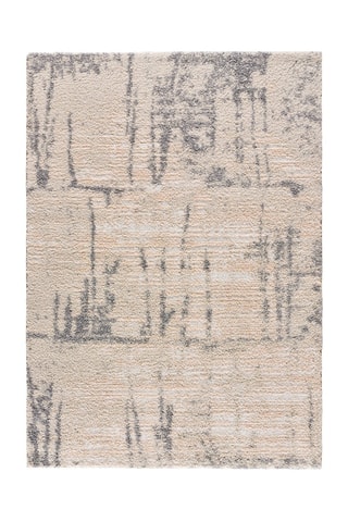Tapis Enya - Ecru et argenté