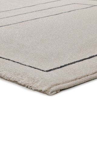 Tapis Los Angeles Lines - Crème et noir