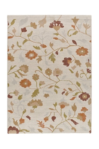 Tapis Tamaris - Gris clair et orange