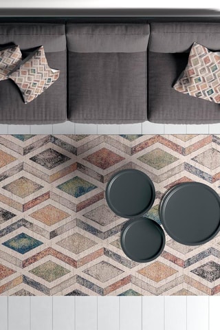 Tappeto Woopamuk393 - Crema