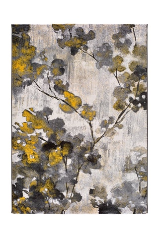 Tapis Bukit Gris et jaune