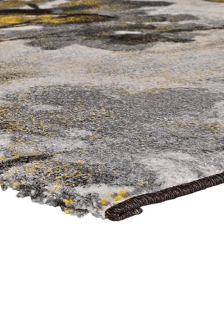 Tapis Bukit Gris et jaune