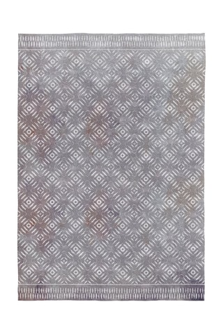 Tapis Selena-417 - Gris et blanc