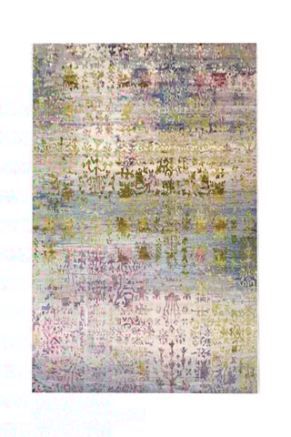 Tapis en velours - Beige et doré