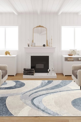 Tapis Woopamuk - Bleu clair