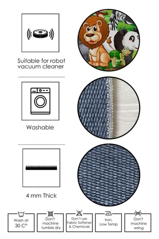 Tapis Woopamuk - Bleu clair