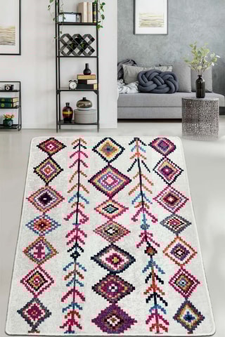 Tapis Raje Djt Blanc