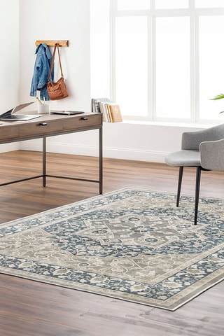 Tapis Kece-Fr10 - Bleu