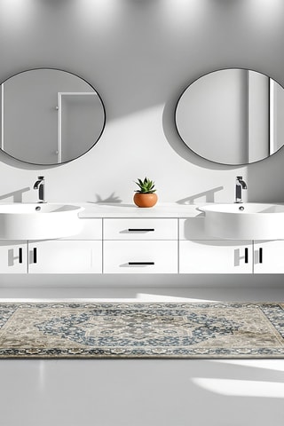 Tapis Kece-Fr10 - Bleu